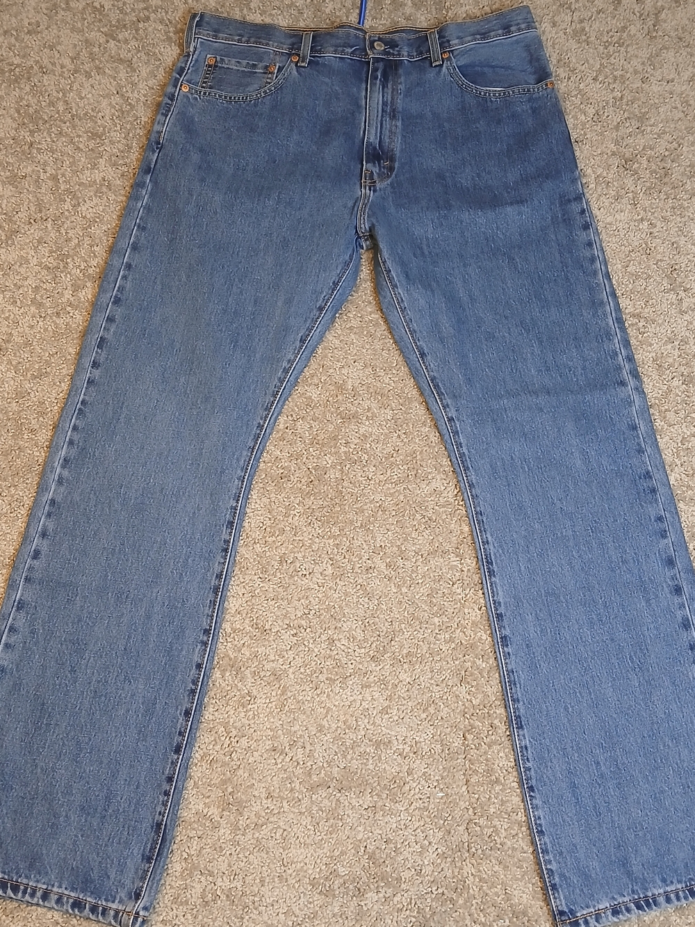 Levis 517 Bootcut Jeans for Men Blue Medium Wash Pants 100% Cotton - Size 38x34